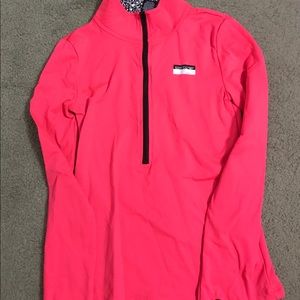 PINK half zip sweater